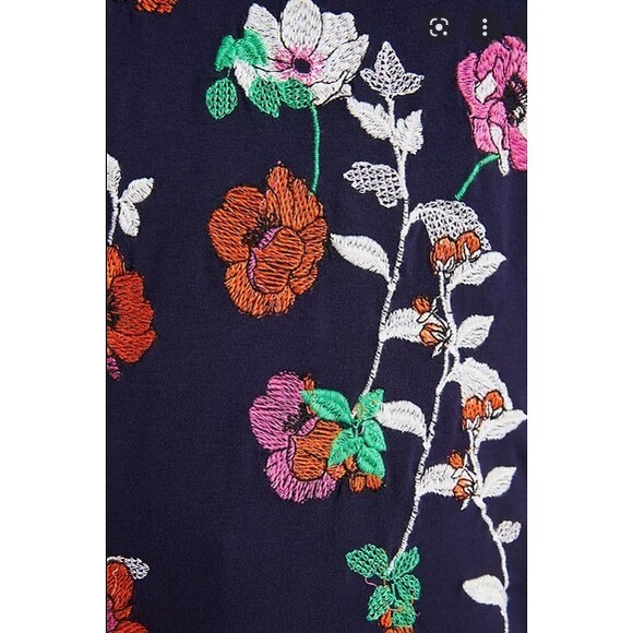 Anthropologie Floral Embroidered Sleeveless Camisole Tank (NWT) - Picture 4 of 5